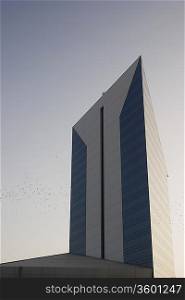 Dubai, UAE, Architectural detail of a building in Deira.