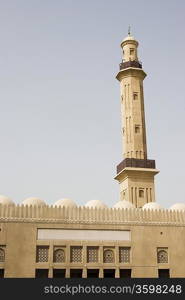 Dubai, UAE, minaret of Grand Mosque in Bur Dubai