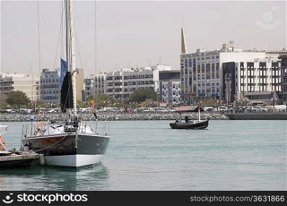 Dubai, UAE, waterfront along Dubai Creek Sheikh Saeed al-Maktoum House