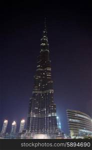 Dubai view at night time