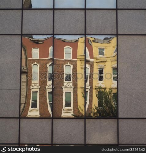 Dublin, Ireland - Reflection of Buildings in Window