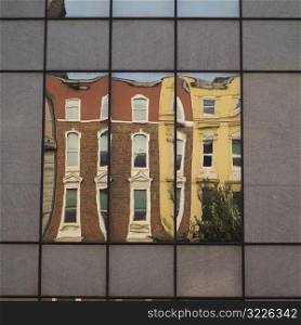Dublin, Ireland - Reflection of Buildings in Window
