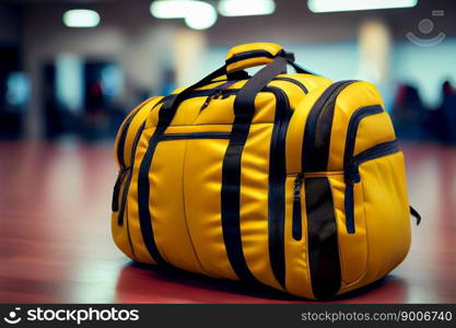 Duffel Bag. Luggage Handbag. Generative AI

