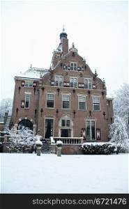 Duin and Kruidberg estate, Santpoort Holland, in the winter