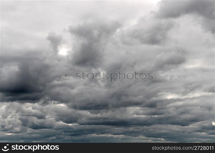 dull cloudy gray overcast sky background