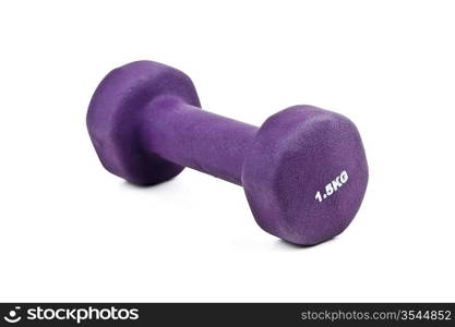 dumbbells isolated on white background