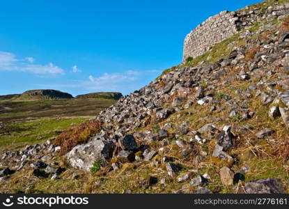 Dun Ringill. ancient hillfort called Dun Ringill on the Isle of Skye