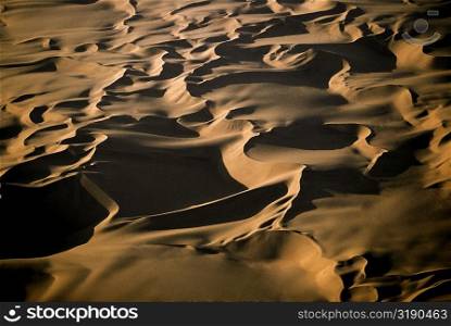 Dunes in the Namib Desert, Namibia, Aerial view