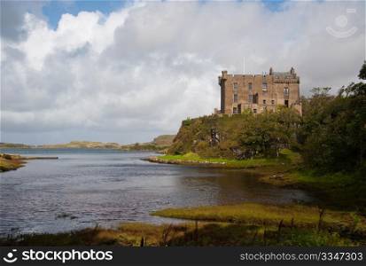 Dunvegan castle on the Isle of Skye, Scotland
