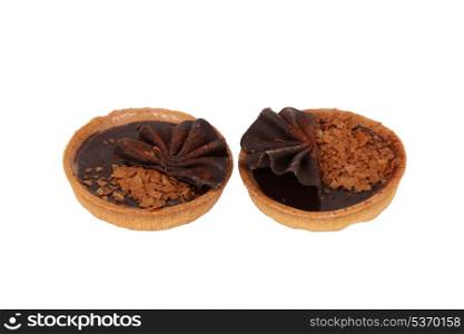 duo of delicious chocolate tartlets