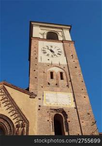 Duomo di Chivasso. Duomo di Santa Maria Assunta cathedral church in Chivasso, Piedmont, Italy