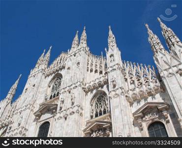 Duomo, Milan. Duomo di Milano gothic cathedral church, Milan, Italy