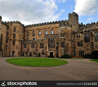 Durham castle courtyard