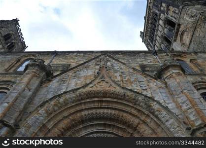 Durham cathedral door arch