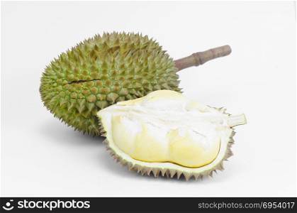 durian isolated on white