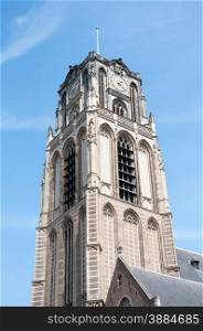 (Dutch: Grote of St Laurenskerk), city landmark and the oldest building in Rotterdam, Holland, Netherlands.