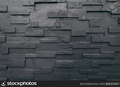 Dye color of brick wall surface