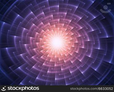 Dynamic Background series. Background composition of fractal motion textures to complement your layouts on the subject of science, technology and design