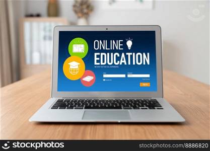 E-learning website with modish sofware for student to study online on the internet network. E-learning website with modish sofware for student to study on the internet