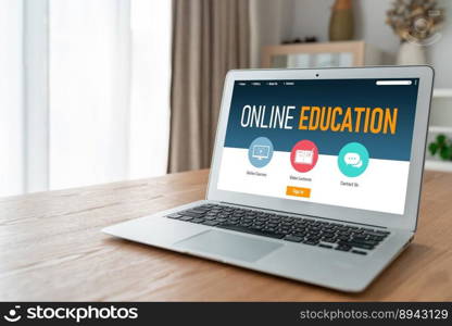 E-learning website with modish sofware for student to study online on the internet network. E-learning website with modish sofware for student to study on the internet