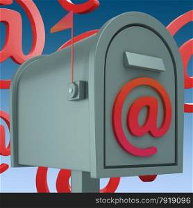 E-mail Postbox Showing Inbox And Outbox Mail