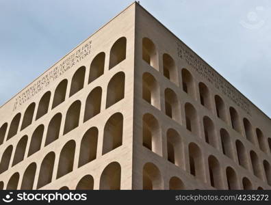 E.U.R.. palace built for a world exhibition in Rome