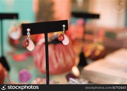 Earings on a stand