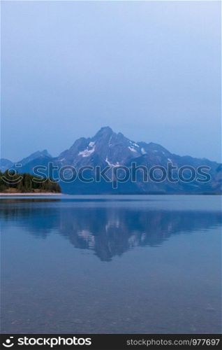 Early Morning in Colter Bay Village in Grand Teton National Park Wyoming