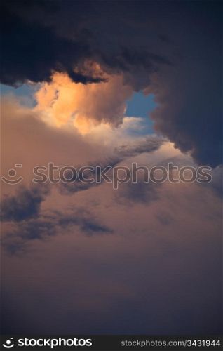 early morning sky background. cloudscape
