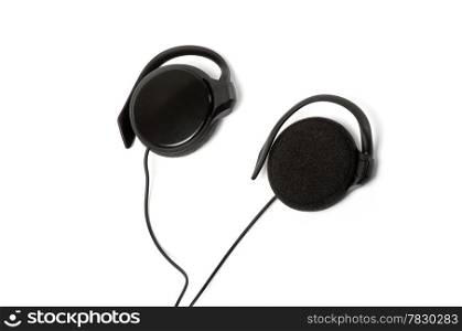 earphones isolated on white