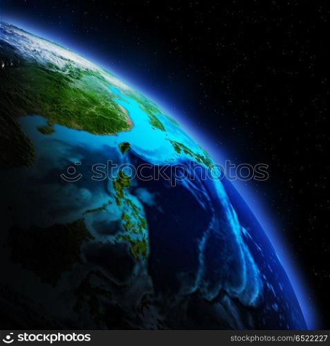 Earth continent 3d rendering planet. Earth continent. Elements of this image furnished by NASA 3d rendering. Earth continent 3d rendering planet