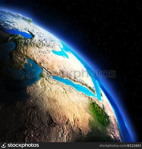 Earth continent background 3d rendering. Earth continent. Elements of this image furnished by NASA 3d rendering. Earth continent background 3d rendering