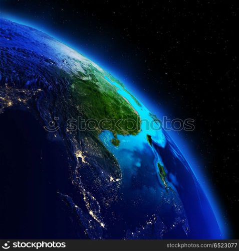 Earth continents 3d rendering planet. Earth continents. Elements of this image furnished by NASA 3d rendering. Earth continents 3d rendering planet