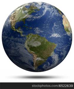 Earth globe 3d rendering. Earth globe. Elements of this image furnished by NASA 3d rendering. Earth globe 3d rendering