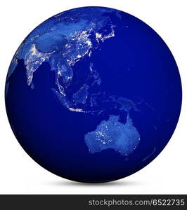 Earth globe 3d rendering. Earth globe. Elements of this image furnished by NASA 3d rendering. Earth globe 3d rendering