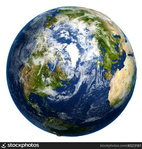 Earth globe 3d rendering planet. Earth globe. Elements of this image furnished by NASA 3d rendering. Earth globe 3d rendering planet