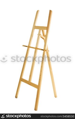 easel isolated on a white background