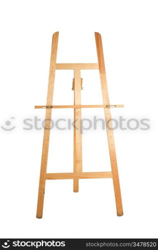 easel isolated on a white background