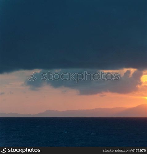 East China Sea at sunset