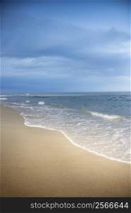 East coast Atlantic ocean beach scene.