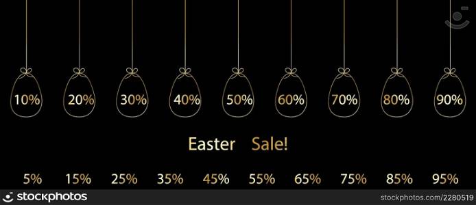 Easter discounts. Special offer concept. Poster layout design. Vector illustration. stock image. EPS 10.. Easter discounts. Special offer concept. Poster layout design. Vector illustration. stock image.