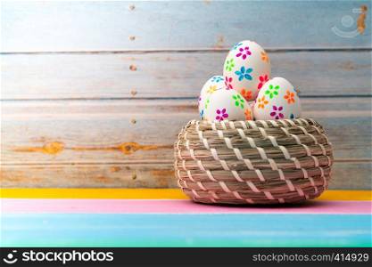 Easter egg, happy Easter sunday hunt holiday decorations