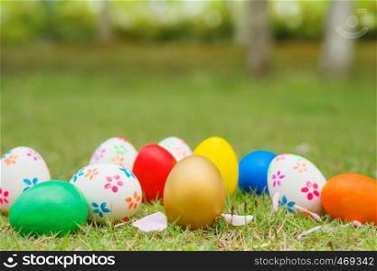 Easter egg, happy Easter sunday hunt holiday decorations