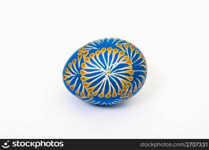 Easter egg isolated on the white background