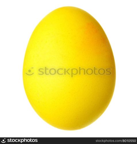 Easter egg isolated over the white background
