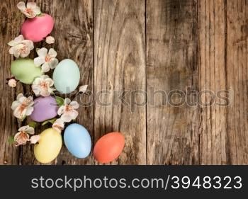 easter eggs background