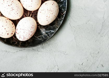 easter eggs on a tabble, easter background