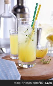 Easy summer cocktail   Limoncello   fresh lemon juice, vodka and club soda or sparkling water. This  drink  is the best way to cool off on a hot day.  