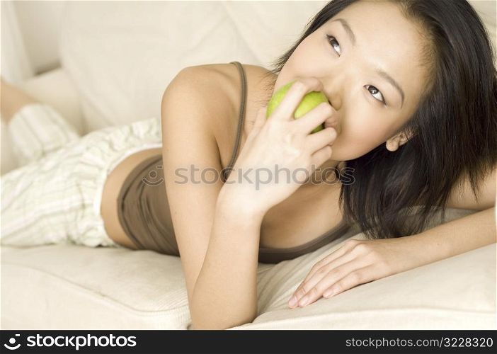 Eating An Apple
