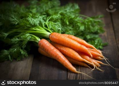 Eco carrot parsley. Vegetarian nutrition. Generate Ai. Eco carrot parsley. Generate Ai